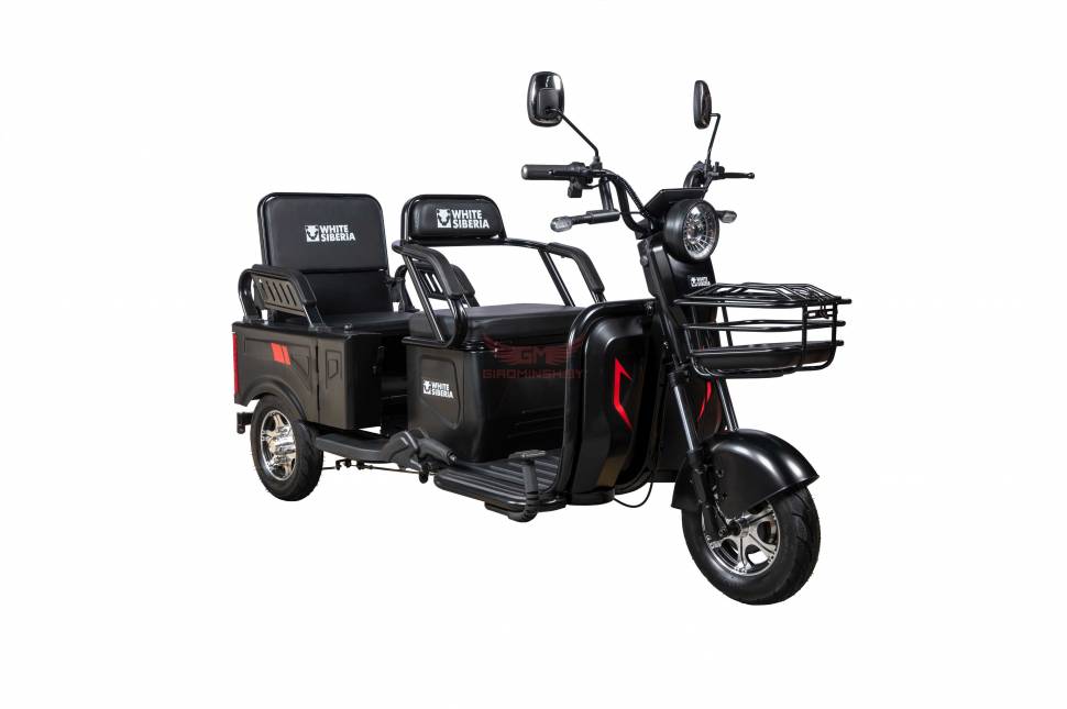 Трицикл White Siberia Sibtrike Max 2000W Трансформер (Черный) Трицикл White Siberia Sibtrike Max 2000W Трансформер (Черный)