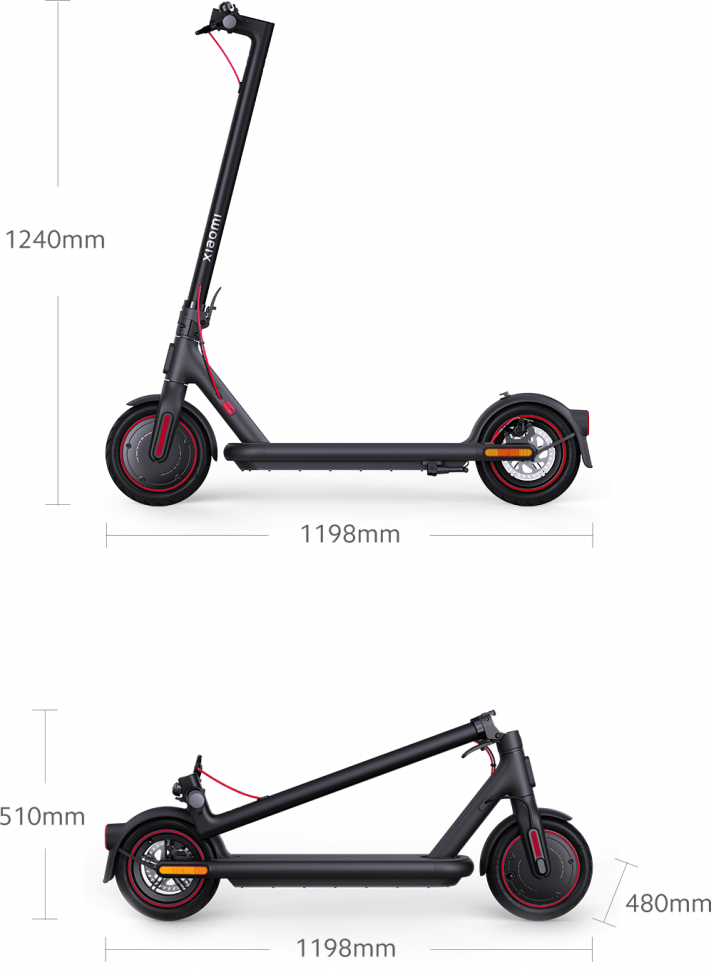Электросамокат Xiaomi Mi Electric Scooter 4 Pro (2nd Gen) (Черный)